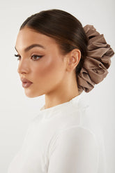 Hijab Scrunchie- Taupe